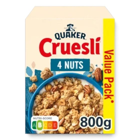 Quaker Cruesli 4 Nuts 800g