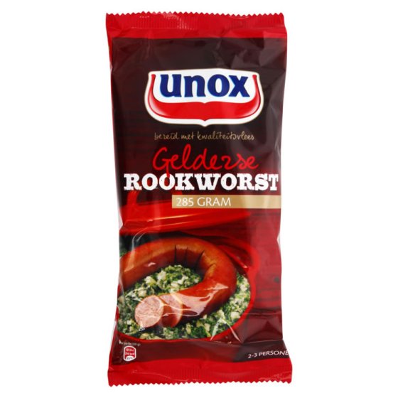 Unox Rookworst Gerräucherte Wurst 285g