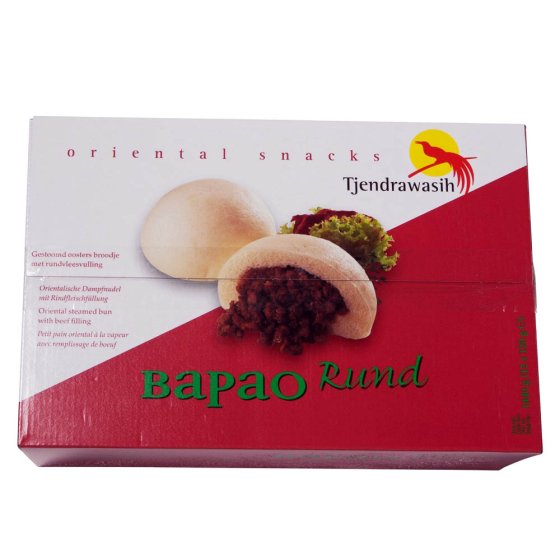 Bapao Tjendrawasih Rind Dampfbrötchen 12 Stk
