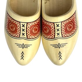 Holländische Holzschuhe Klompen Natur Gr. 43-44
